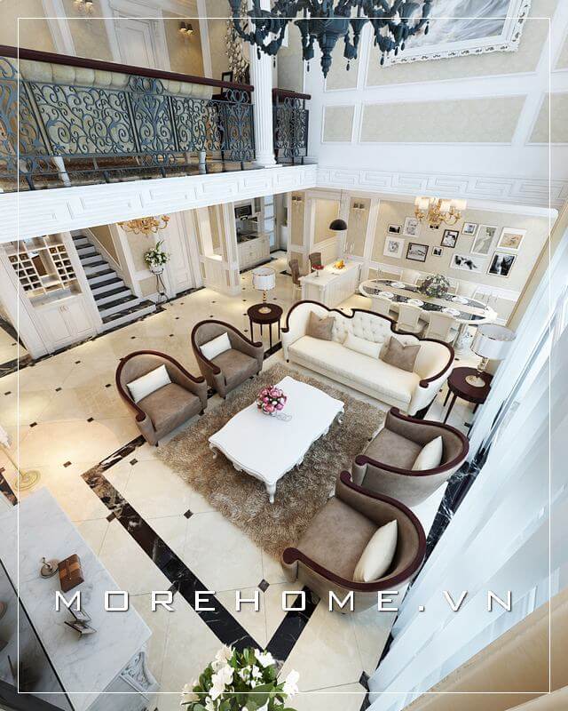 Thiết kế phòng khách chung cư độc đáo đầy sức hút